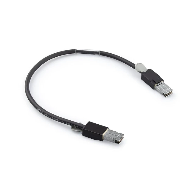 Alt view image 5 of 5 - Stacking Cable for Cisco CAB-STK-E-0.5M FlexStack Cable, Compatible with Catalyst 2960-X and 2960-XR, Stack up to 8 switches, 0.5-m