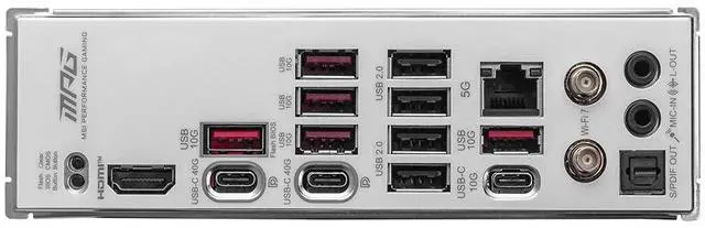 Alt view image 2 of 5 - MSI MPG X870E EDGE TI WIFI Blade Titanium Motherboard Supports CPUs 9850X3D/9950X3D2/9800X3D (AMD X870E/AM5 Socket)