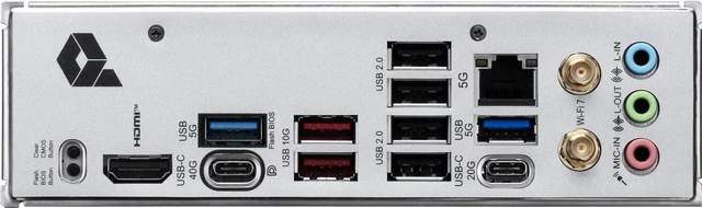 Alt view image 5 of 5 - MSI PRO X870E-P WIFI AM5 AMD X870E ATX Motherboard, Supports Ryzen 9 9950X3D / 9850X3D / 7 9800X3D / 7800X3D Processors, DDR5, PCIe 5.0, Wi-Fi 7