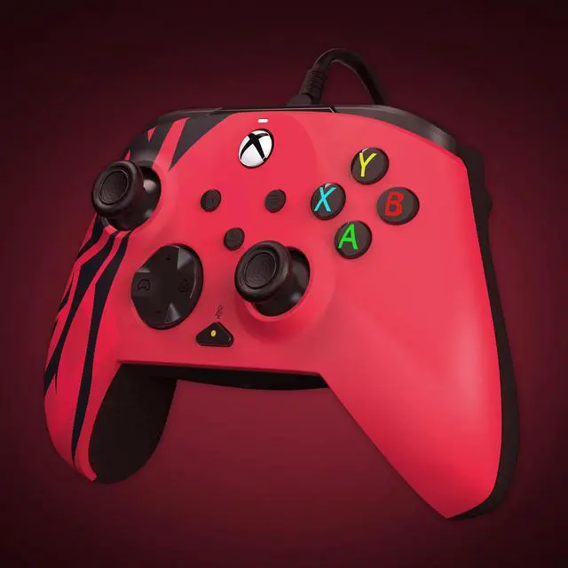 Alt view image 6 of 7 - Gaming Xbox Series X|S Red Bundle: REMATCH Wired Gamepad Controller & AIRLITE Wired Headset with Mic, Licensed Xbox One Gamepad, Customizable Joysticks/Triggers in App, Windows PC, Red and Black