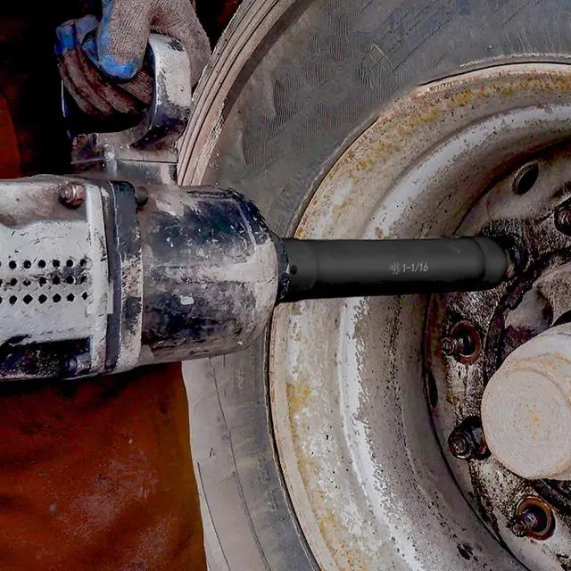 Alt view image 6 of 6 - 1/2 Inch Drive Extra Deep Long Socket Set, 6PCS Extended Length Impact Socket Set Contains Sizes 3/4", 7/8", 15/16", 1-1/16", 1-1/8", 1-1/4", Specifically Designed for High Torque Applications