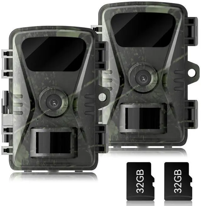Main image of 2026 New upgrade Trail Camera, 36MP 2K 0.1S Trigger Motion Activated,Game Camera with Night Vision IP66 Waterproof 130° Cam Lens for Outdoor Wildlife Monitoring Home Security, Gifts for Men 2 Pack