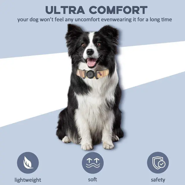 Alt view image 6 of 7 - GPS Tracker for Dogs, Mini GPS Cat Tracker, IPX8 Waterproof GPS Tracker for Cats with Holder, No Monthly Fee, Work with Apple Find My(iOS Only), Smart Trackers for Dogs Finder Trackers Pets(Black)