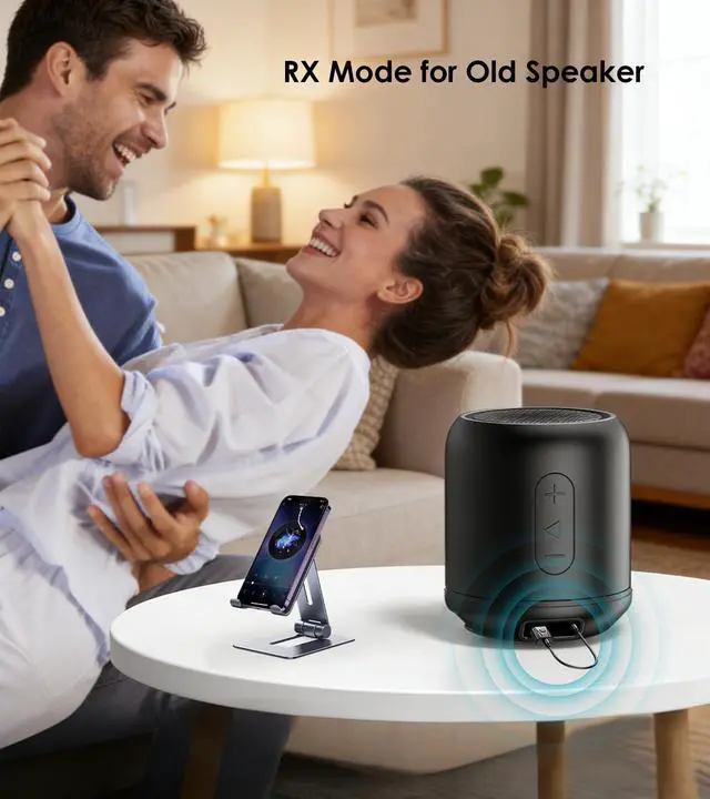 Alt view image 4 of 7 - USB Bluetooth Adapter for Car, Bluetooth Transmitter Receiver Plug & Play, 3.5mm AUX Wireless Audio Adapter for TV, Headphone, PC, Stereo