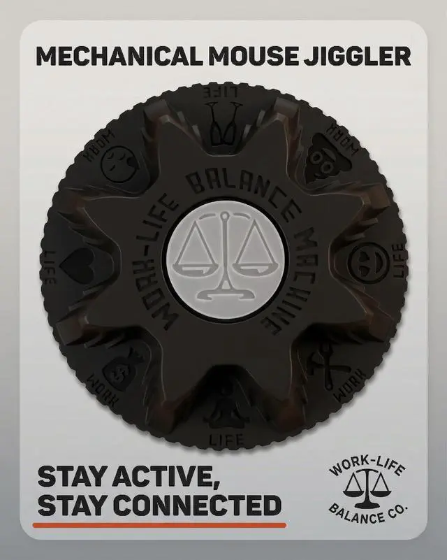Alt view image 2 of 7 - Mechanical Mouse Jiggler, No USB, Cordless, Silent Undetectable Mouse Mover