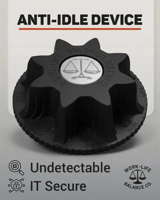 Alt view image 3 of 7 - Mechanical Mouse Jiggler, No USB, Cordless, Silent Undetectable Mouse Mover