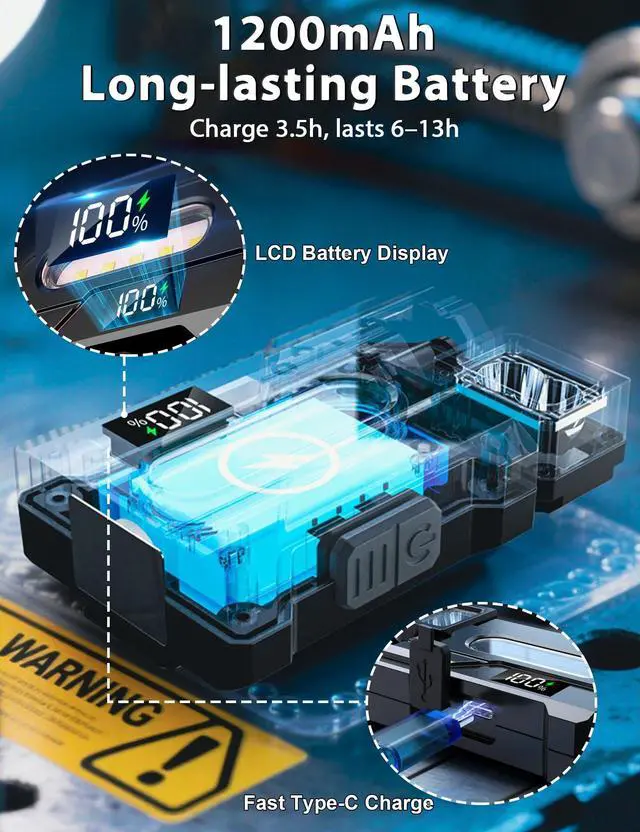 Alt view image 5 of 7 - 2Pcs G5 EDC Flashlight Rechargeable,400 Lumens Dual Light Super Bright Mini EDC Flashight,1200mAh Portable Magnetic & Clip On Flat Pocket Flashlights,Keychain Flashlight for Outdoor Home Emergencies