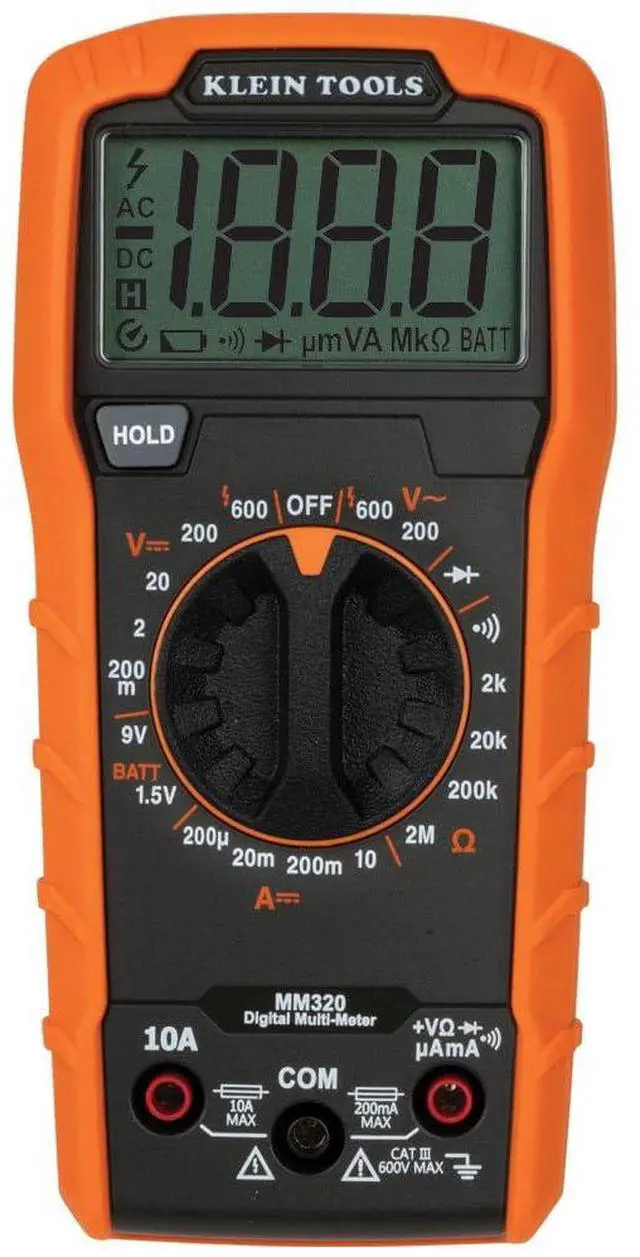 Alt view image 7 of 7 - 69355 Digital Multimeter Premium Electrical Test Kit with Non-Contact Voltage Tester, Receptacle Tester, Test Leads