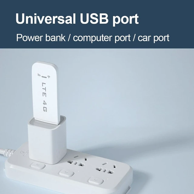 Alt view image 5 of 7 - HOSAYA Portable WiFi 4G WiFi Router with SIM Card Slot LTE USB WiFi Modem High Speed Portable Travel Hotspot Mini Router Unlocked 4G dongle Plug and Play for Cars for Powerbank for Traveling