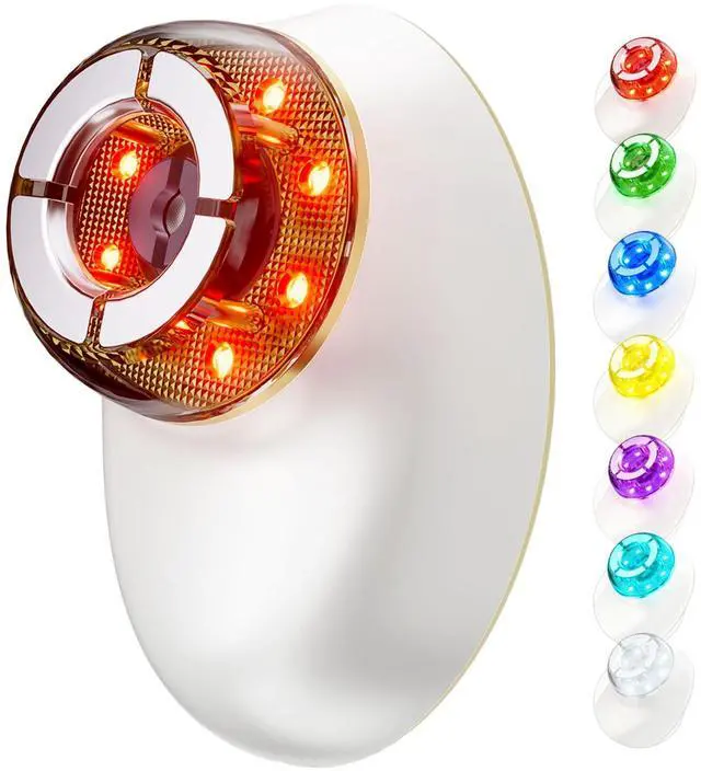 Main image of Electric Facial Cupping Therapy Sets, 3 in 1 Gua Sha Face Cupping Massage, Lymphatic Drainage Massager for Face, 7 Color Firming, Smoothing Facial Tools (White)