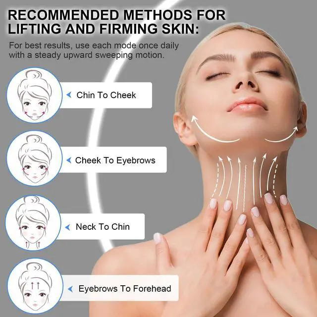 Alt view image 5 of 7 - 3-Color Light Therapy Facial Sculpting Tool For Refreshed-Looking Skin & Jawline Care Daily Beauty Ritual Device Rechargeable Face Massager for Women