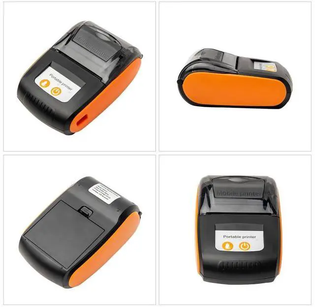 Alt view image 2 of 7 - Portable Receipt Printer 58mm Mini Thermal Printing Wireless BT USB Mobile Printer with 2 Inch Thermal Paper Roll Compatible with Android/iOS/Windows System for Small Business Restaurant Retail Store