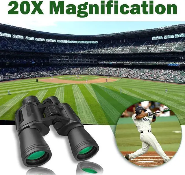 Alt view image 2 of 7 - 20x50 Binoculars for Adults, HD High Powered Professional Binoculars for Bird Watching Travel Stargazing Concerts Outdoor Sports-BAK4 Prism FMC Lens,Waterproof