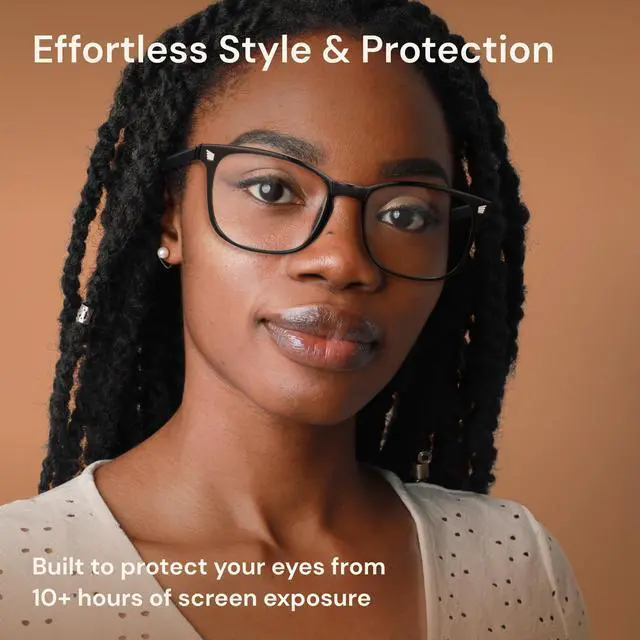 Alt view image 6 of 7 - Stylish Eyewear Frame Accessories - Blue Light Glasses for Woman - Computer Glasses for Blue Light Blocking