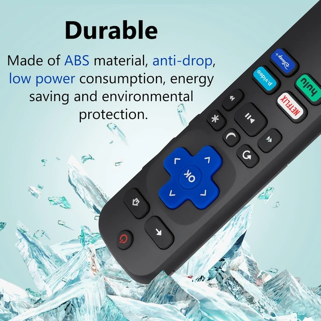 Alt view image 5 of 7 - (Pack of 2) Replacement Remote Control Compatible for Roku TV,for TCL Roku/for Hisense Roku/for Onn Roku(Not for Roku Stick,Box and Players)