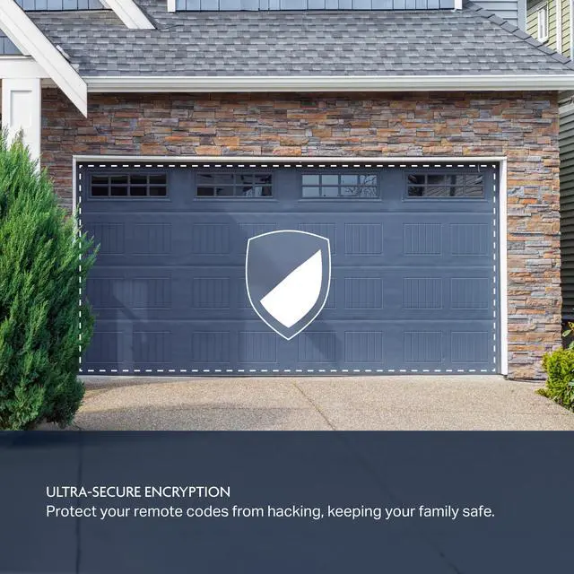 Alt view image 4 of 5 - Chamberlain myQ 3-Button Visor Garage Door Remote Control