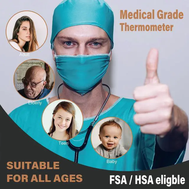 Alt view image 3 of 7 - No-Touch Forehead Thermometer for Adults and Kids, Non-Contact Digital Baby Thermometer for Infants/Newborns, Medical Grade Touchless Temporal Thermometer for Fever