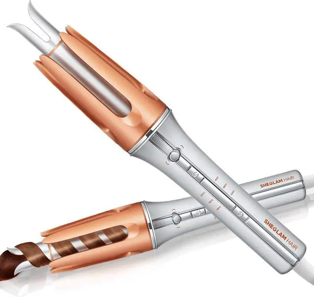 Main image of Automatic Curling Iron 1 inch with 3 Temperatures Fast Heating, 2-Way Rotation, Automatic Shut-Off, Anti-Scald, Anti-Tangle Rotating for Hair Styling