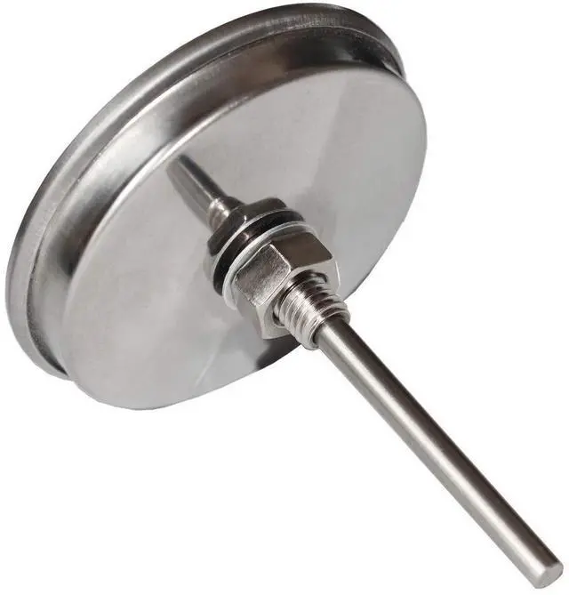 Alt view image 2 of 5 - 3 inch BBQ Thermometer Gauge 2 Pcs Charcoal Grill Pit Smoker Temp Gauge Grill Thermometer Replacement for Oklahoma Joe's Smokers, and Smoker Wood Charcoal Pit, Large Face Grill Temp Thermometer