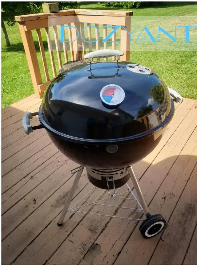 Alt view image 4 of 5 - 3 inch BBQ Thermometer Gauge 2 Pcs Charcoal Grill Pit Smoker Temp Gauge Grill Thermometer Replacement for Oklahoma Joe's Smokers, and Smoker Wood Charcoal Pit, Large Face Grill Temp Thermometer