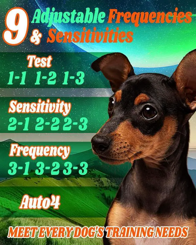 Alt view image 3 of 7 - 1500mAh Rechargeable Dog Bark Deterrent Devices Indoor & Outdoor, Anti Barking Device for Dogs up to 50ft Range, 9 Modes Ultrasonic Dog Bark Deterrent for Humane Dog Barking Control