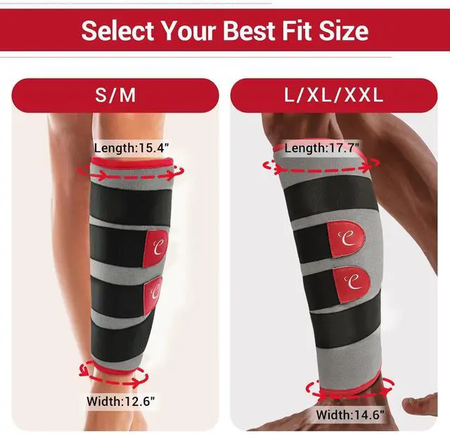 Alt view image 5 of 7 - Leg Heating Pad, FSA Eligible Items Only List Wearable Heat Pad for Leg and Calf, HSA Electric Heat Wrap for Thigh/Knee/Arm/Hamstring Soothing Warmth, Birthday Gifts for Mom/Women/Wife/Her