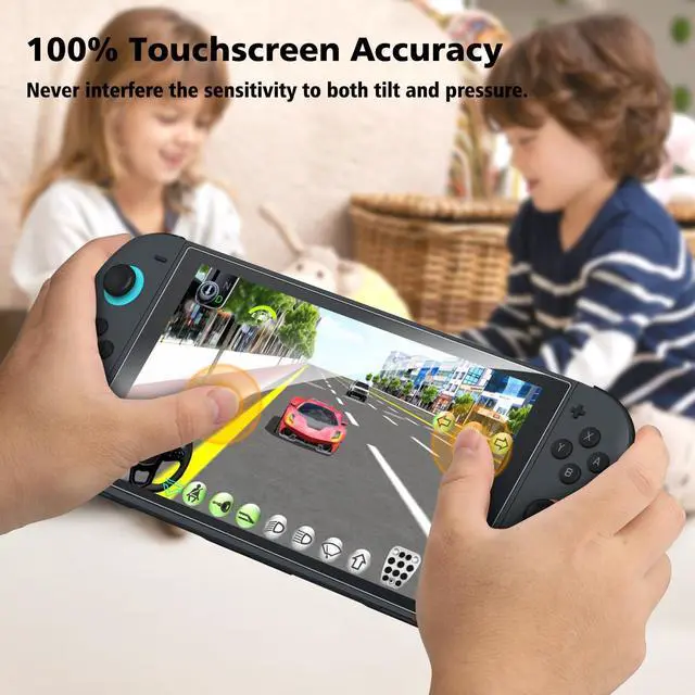 Alt view image 4 of 7 - 2-Pack Screen Protector for Nintendo Switch 2 (2025), Tempered Glass Film, Anti-Scratch Premium HD Clear & Case Friendly for Switch 2025 7.9-inch Screen