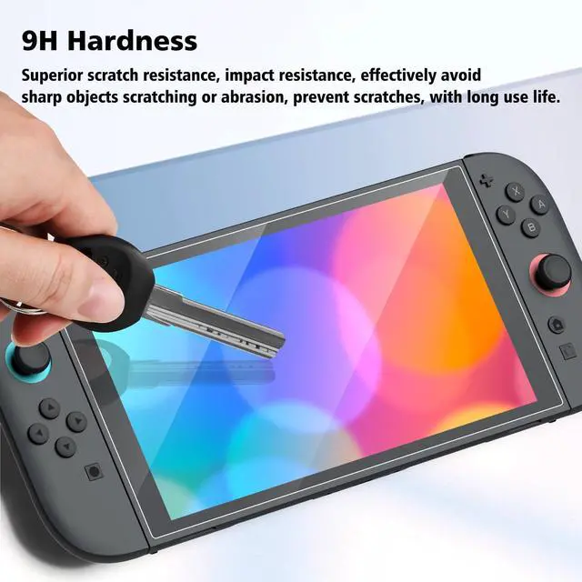 Alt view image 6 of 7 - 2-Pack Screen Protector for Nintendo Switch 2 (2025), Tempered Glass Film, Anti-Scratch Premium HD Clear & Case Friendly for Switch 2025 7.9-inch Screen