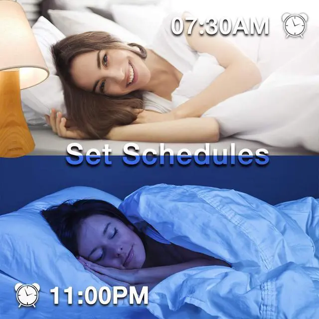 Alt view image 6 of 7 - Smart Light Bulbs, RGBCW Wi-Fi Color Changing Led Bulbs Compatible with Alexa & Google Home Assistant, A19 E26 9W 800LM Multicolor Bulb, No Hub Required, 6 Pack