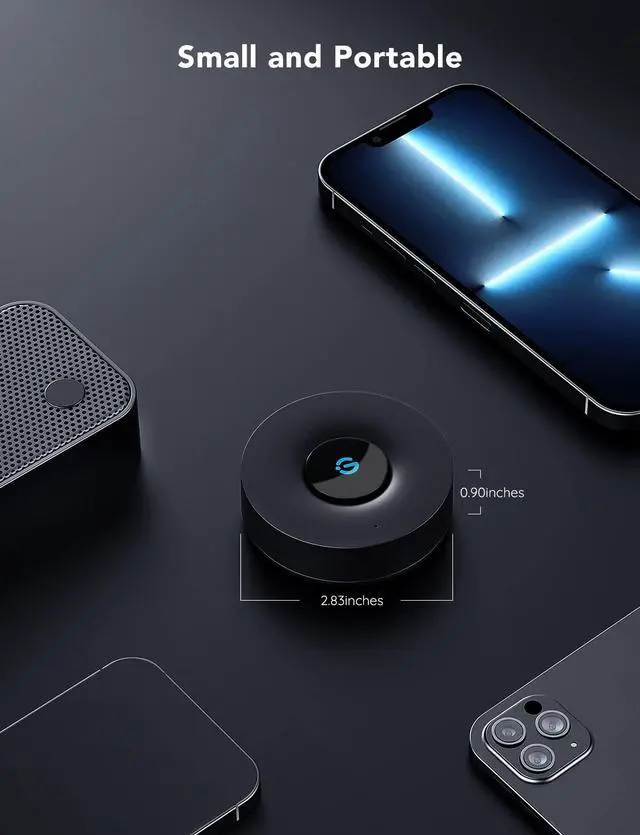 Alt view image 6 of 7 - Music Sync Box, Bluetooth Group Control 7 Devices, 22 Dynamic Music Modes, Battery Powered, USB Charged, Supports All Govee Smart Color Light Products