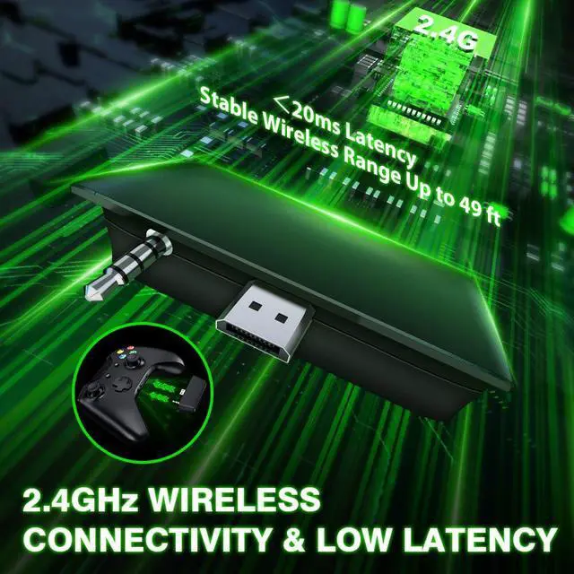 Alt view image 2 of 7 - Wireless Gaming Headset for Xbox Series X|S, Xbox One, PS5, PC, Mac, Switch Bluetooth Headphones with Noise Cancelling Mic, 60H Playtime, Low Latency, Lightweight for Gamers