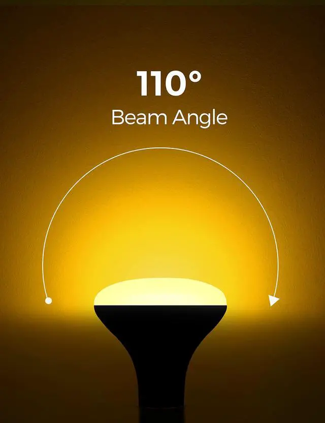 Alt view image 4 of 7 - LED Yellow Bug Light Bulbs Outdoor, 65W Equivalent BR30 Bug Flood Lights for Outside, Non-Attracting, 11W Amber Porch Lights, E26 Base, Non-Dimmable, for Patio Deck Backyard, 3 Pack