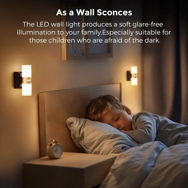 Alt view image 6 of 7 - LED Motion Sensor Night Light, Rechargeable Battery Night Light, Cordless LED Wall Lights,Adjustment Brightness, Nightlight for Bedroom Hallway Kitchen 1PACK