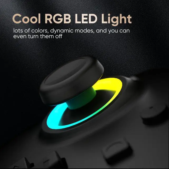 Alt view image 7 of 7 - Wired Pro Controller for Switch 2, C Button, 9-Axis, Hall Effect Joysticks Gamepad, Marco/Programmable, Back Button, Dual Vibration, 3.5mm Audio Jack