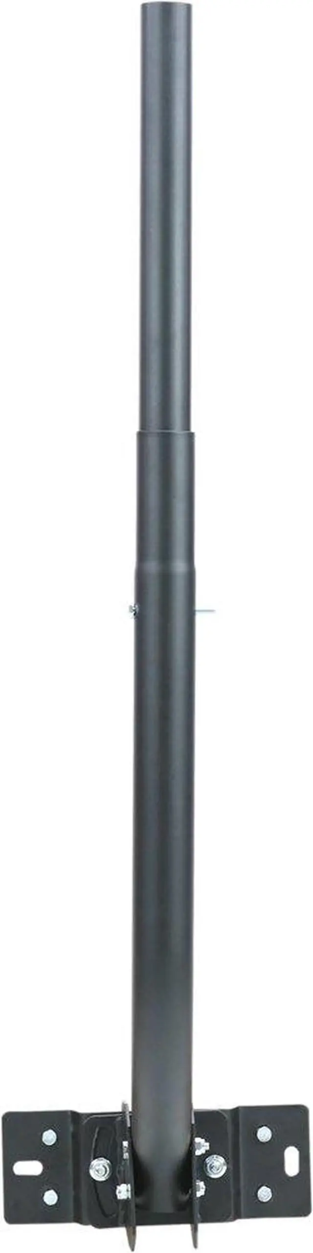 Alt view image 6 of 7 - Universal Antenna Mount - Sturdy Steel Adjustable Mount for Secure TV Antenna Installation, 1.5" Pole Diameter, Extends from 24"- 44", Weather-Resistant, 7" Wall Clearance