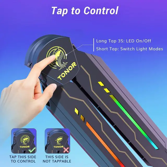 Alt view image 3 of 7 - RGB Boom Arm, Adjustable Mic Stand with RGB Light, 5/8 Screwadapter, Excellent Compatibility, Rotatable Suspension Boom Scissor Stand for Gaming Streaming Podcasting YouTube Recording T90