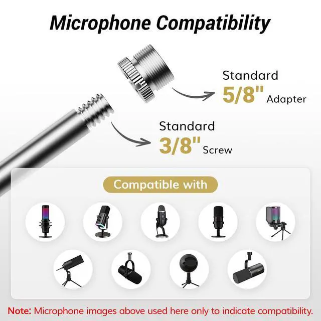 Alt view image 2 of 7 - Isolation Shield Pack for Mic, Acoustic Foam Shield with Pop Filter & Tripod Stand, Foldable Design, Suitable for Blue Yeti, AT2020, Recording, Podcasts, Singing, Broadcast, Max 178 cm/70inch