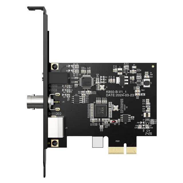 Alt view image 2 of 7 - PCIE Video Capture Card, HDMI Capture Card for Streaming, Gaming & Recording, HDMI Video Capture Board, Pass-Through with Ultra-Low Latency on Windows 8, 10, 11 & Linux