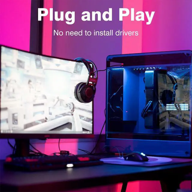 Alt view image 5 of 7 - PCIE Video Capture Card, HDMI Capture Card for Streaming, Gaming & Recording, HDMI Video Capture Board, Pass-Through with Ultra-Low Latency on Windows 8, 10, 11 & Linux