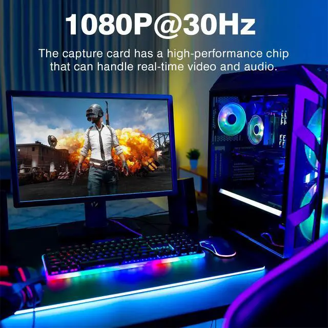 Alt view image 6 of 7 - PCIE Video Capture Card, HDMI Capture Card for Streaming, Gaming & Recording, HDMI Video Capture Board, Pass-Through with Ultra-Low Latency on Windows 8, 10, 11 & Linux