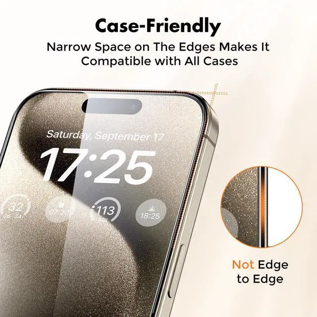 Alt view image 5 of 7 - iPhone 15 Pro Screen and Magnetic Case for iPhone 15 Pro