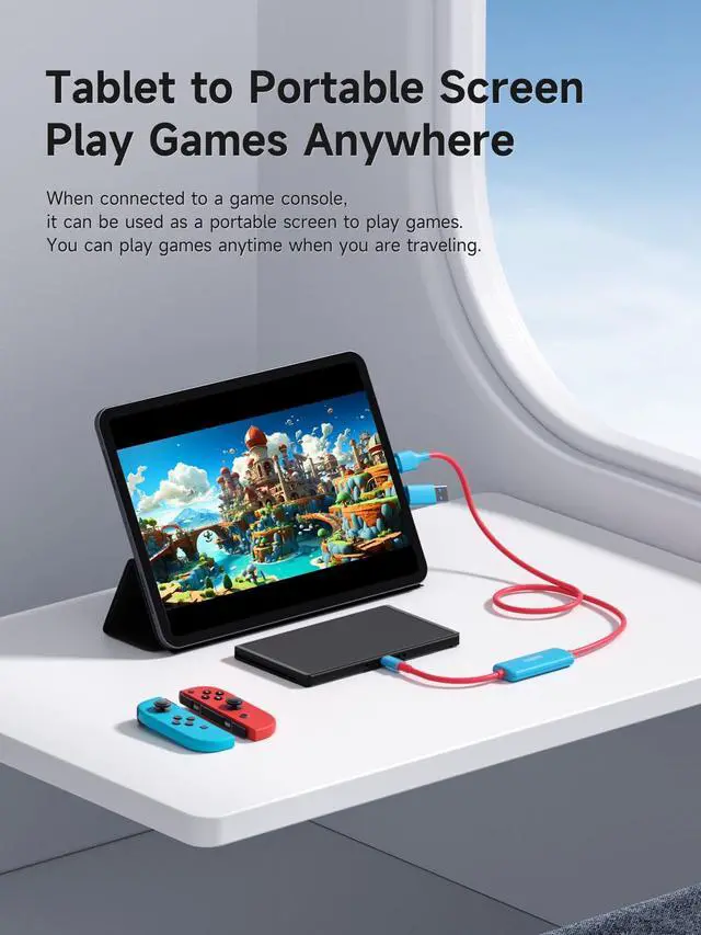 Alt view image 3 of 7 - USB3.0 Video Capture Card with 100W PD for Switch2, USB C to USB A/USB C 1080P@60fps 2K@30fps Live and Record Video Audio Game for Car Quest 3 VR PS4/5 ROG Ally Steam Deck (CC10P)