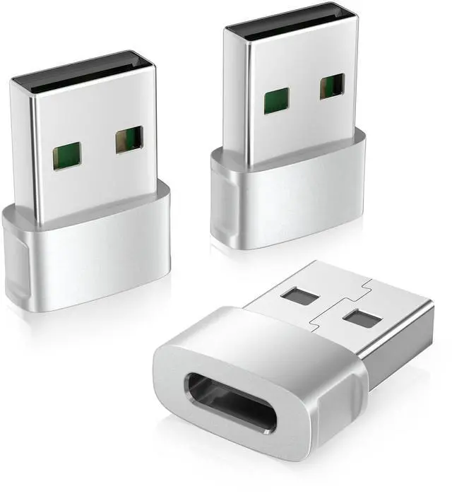 Main image of for iPhone 17 16 Car Charger Adapter 3Pack,USB Male to USB C Female Adapter,Type C Cable Converter for Apple Air 17e 16e 15 Pro Max Plus,iWatch 11,Airpods Pro 3,iPad Mini,Samsung Galaxy S26