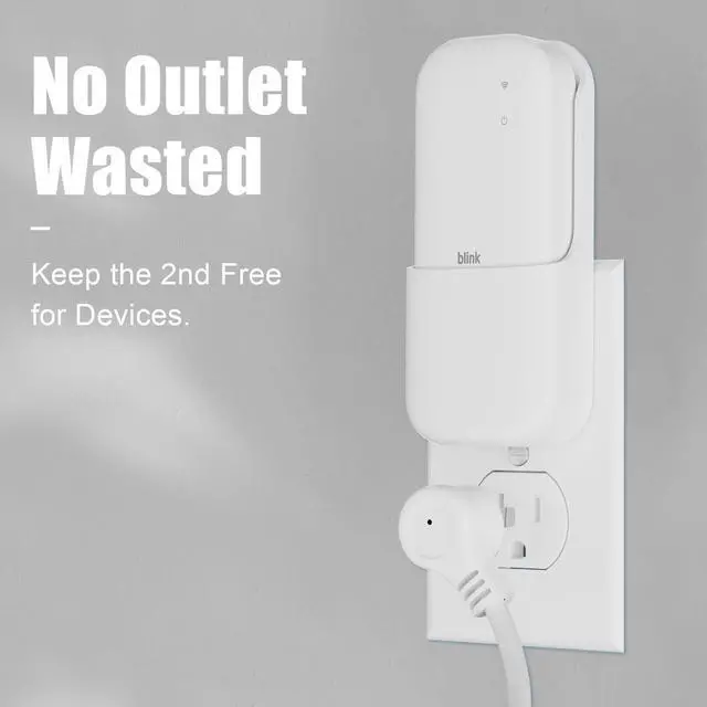 Alt view image 2 of 7 - Outlet Wall Mount for Blink Sync Module Core, 2-in-1 Charging Station(Mount & Charger) - Space-Saving Bracket for Blink Security Camera, Easy Installation & Flexible Placement