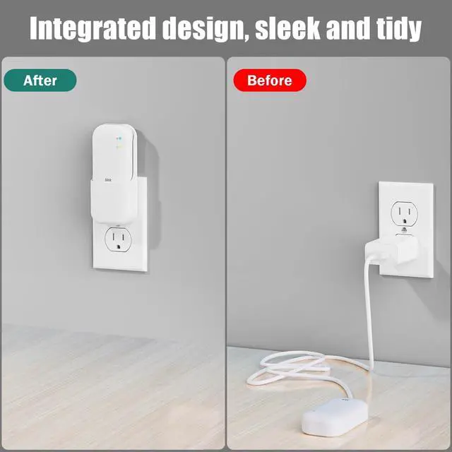 Alt view image 3 of 7 - Outlet Wall Mount for Blink Sync Module Core, 2-in-1 Charging Station(Mount & Charger) - Space-Saving Bracket for Blink Security Camera, Easy Installation & Flexible Placement