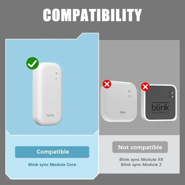 Alt view image 6 of 7 - Outlet Wall Mount for Blink Sync Module Core, 2-in-1 Charging Station(Mount & Charger) - Space-Saving Bracket for Blink Security Camera, Easy Installation & Flexible Placement