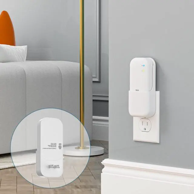 Alt view image 7 of 7 - Outlet Wall Mount for Blink Sync Module Core, 2-in-1 Charging Station(Mount & Charger) - Space-Saving Bracket for Blink Security Camera, Easy Installation & Flexible Placement