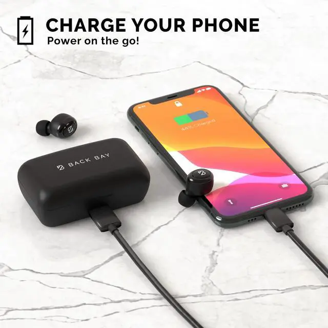 Alt view image 5 of 7 - Sweatproof Wireless Bluetooth Earbuds,130 Hour Battery Life | Wireless Earbdus for iPhone, Android, Mini Charging Case, TWS Headphones with Microphone, Gift for Runners