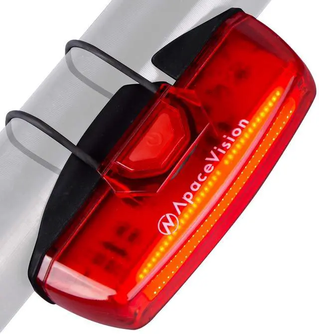 Main image of Bike Tail Light USB Rechargeable - Super Bright 100 Lumens LED Bicycle Rear Light Easily Clips on as a Red MTB Taillight for Optimum Cycling Safety