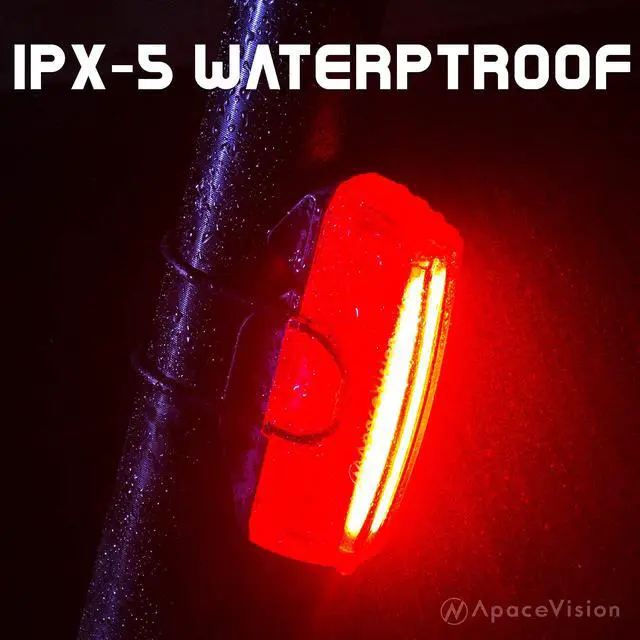 Alt view image 6 of 7 - Bike Tail Light USB Rechargeable - Super Bright 100 Lumens LED Bicycle Rear Light Easily Clips on as a Red MTB Taillight for Optimum Cycling Safety